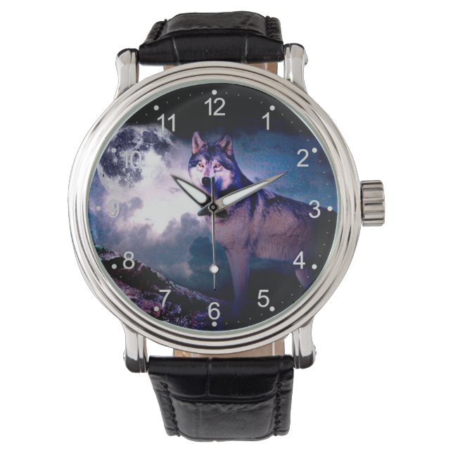 Montre Loup lunaire (devant)