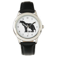Loups noirs et blancs