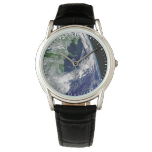 Montre L'Ouragan Frances Sur Une Terre Partielle.