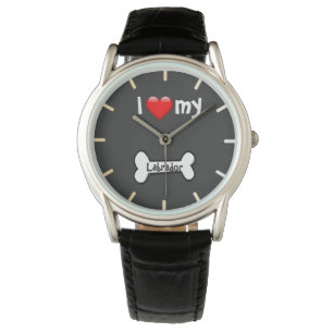 Montre Love my Dog Breed (Entrée race préférée) Perso
