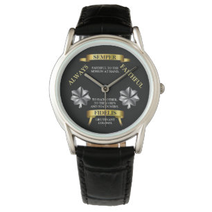 MONTRE LT COL / FIDELIS SEMPER / TOUJOURS FIDÈLES FIDUCI