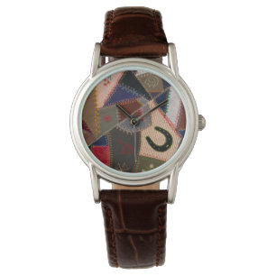 Montre Lucky Horseshoe Crazy Quilt Watch