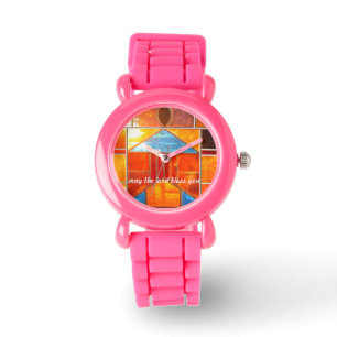 Montre Lumière magique déferlant des fenêtres de l'Eglise