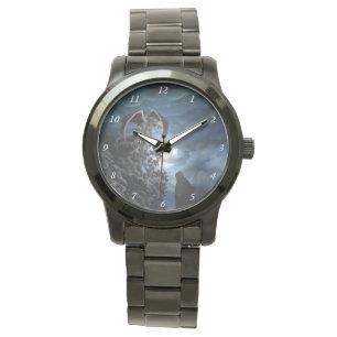 Montre Lune de loup - Loup avec Golem