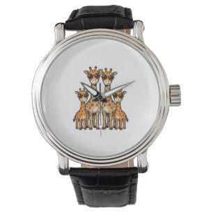 Montre Lunettes de soleil de la famille de la girafe Cool
