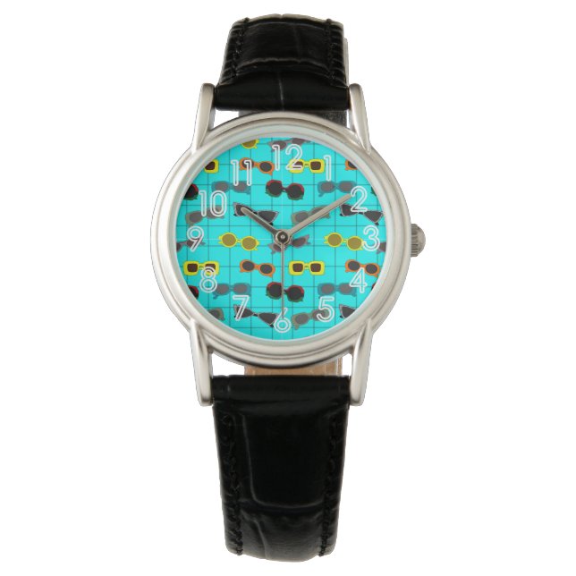 Montre Lunettes de soleil modernes du milieu du siècle (devant)
