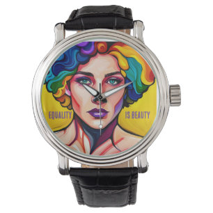 Montre L'unité rayonnante : l'égalité, c'est la beauté