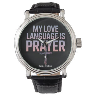Montre Ma Langue D'Amour Est La Prière Jésus Conception C