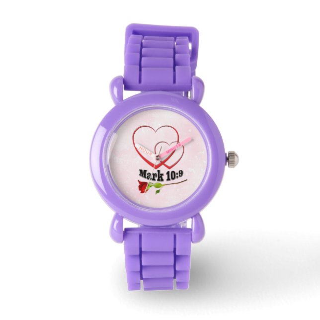 Montre Ma parties scintillant d'écriture de mariage montr (Recto)