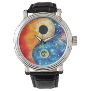 Montre machine à temps yin-yang