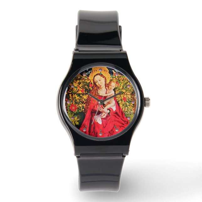MONTRE MADONNA DU ROSE BOWER, PINK AMÉTHYST GEMS (Recto)