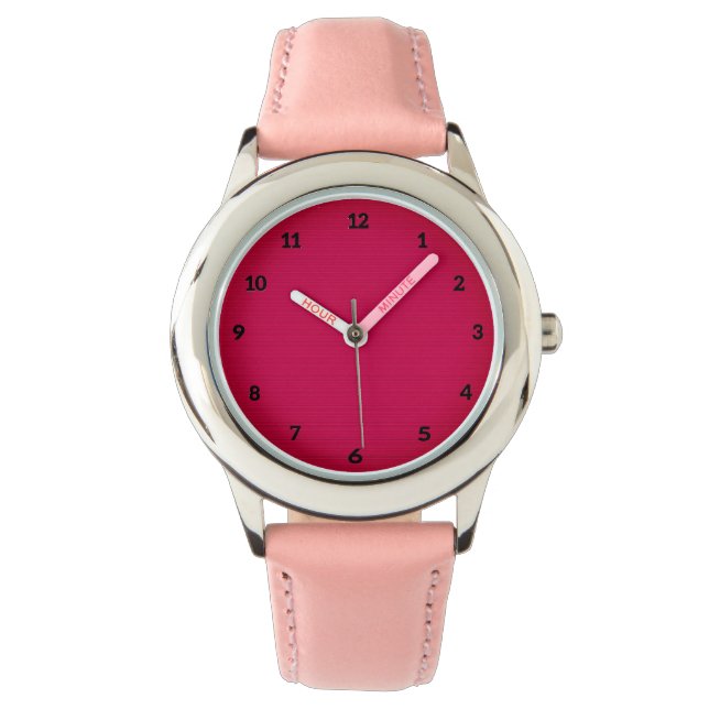 Montre Magenta Patchwork (devant)