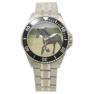 Montre Magnifique Cheval Friésien