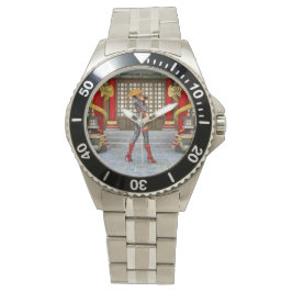 Montre Maiden, guerrier asiatique