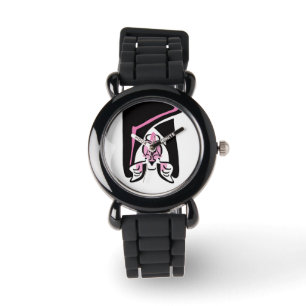 Montre Main tirée - BAT noir - Éffrayant - Garderie pour 