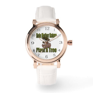 Montre Mains tenant un arbre en croissance, Aider Mère Na