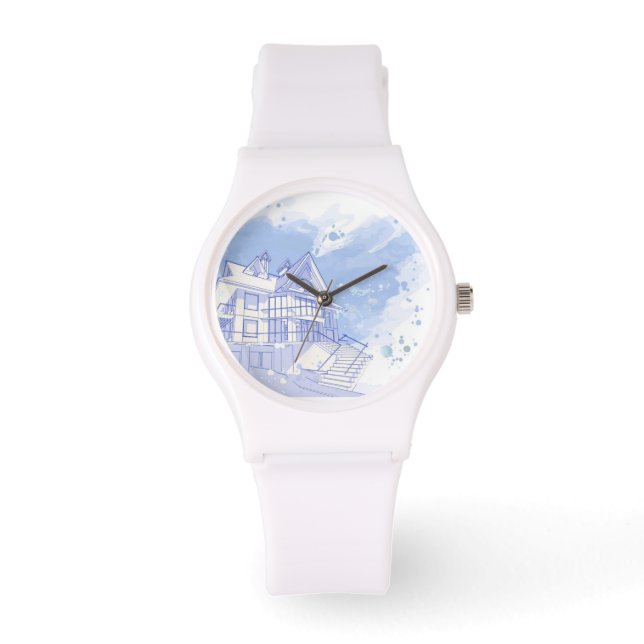 Montre maison : aquarelle (Recto)