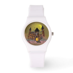 Montre Maison de sorcière éffrayante Halloween et château