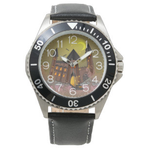 Montre Maison de sorcière Halloween effrayante et château
