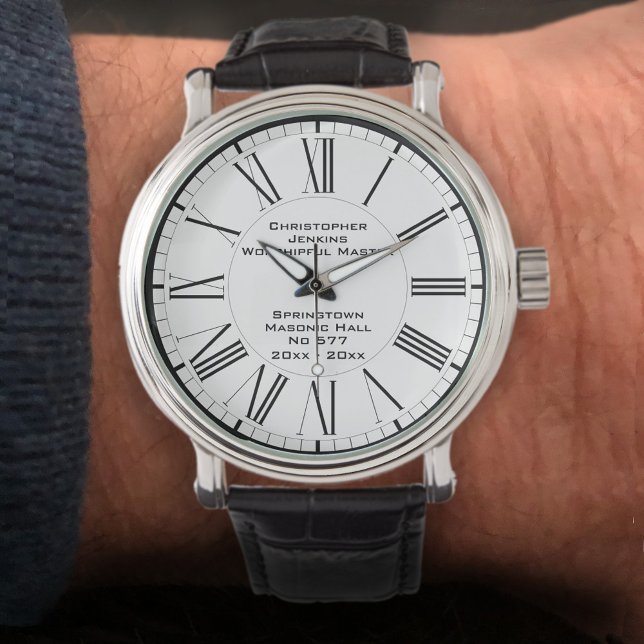 Montre Maître masonic Lodge Commemorative (Créateur téléchargé)