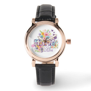 Montre Mama le cœur de la famille Design Tendance
