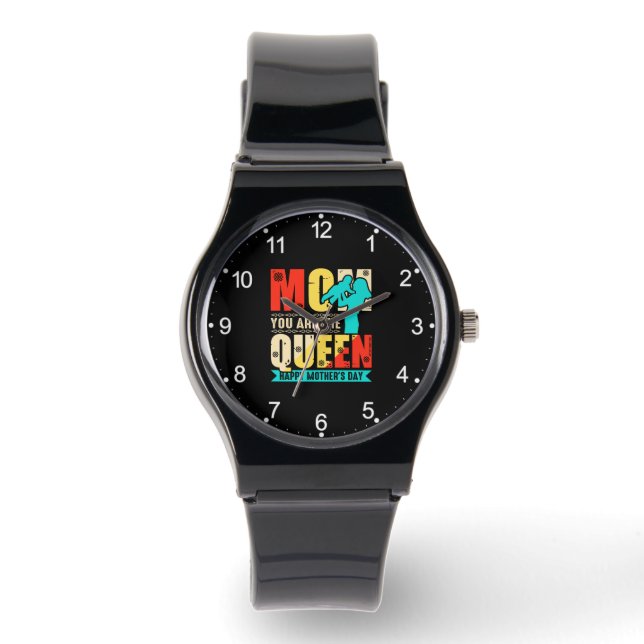 Montre Maman Tu Es La Reine-67761 (Recto)