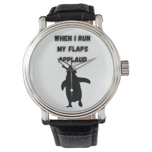 Montre manchot applaudit de manière inappropriée et embar