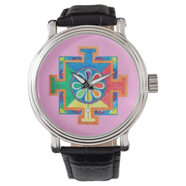 Montre Mandala de création (devant)