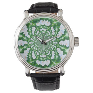 Montre Mandala Orchidée blanche