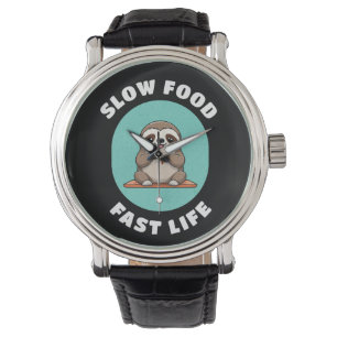 Montre Mange mignonne Kawaii Sloth