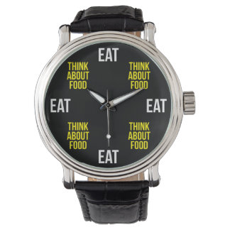 Montre Mangez, Pensez À La Nourriture - Amusante Nouveaut
