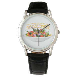 Montre Mangez vos Légumes Citer salade fraîche mélange bo