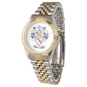 Montre Manteau de crête de famille de Leslie des bras