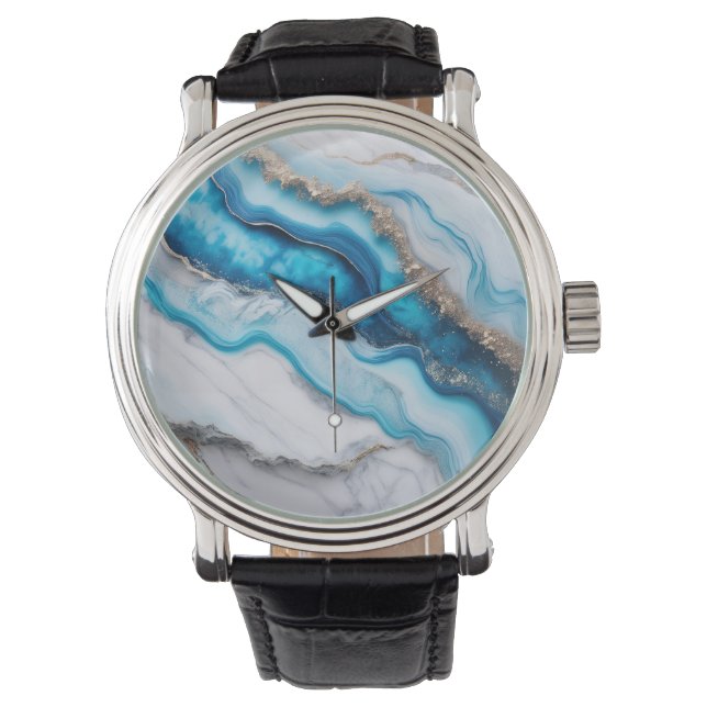 Montre Marbre de Blue River (devant)