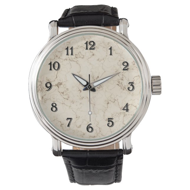 Montre Marbre de Cream Faux (devant)