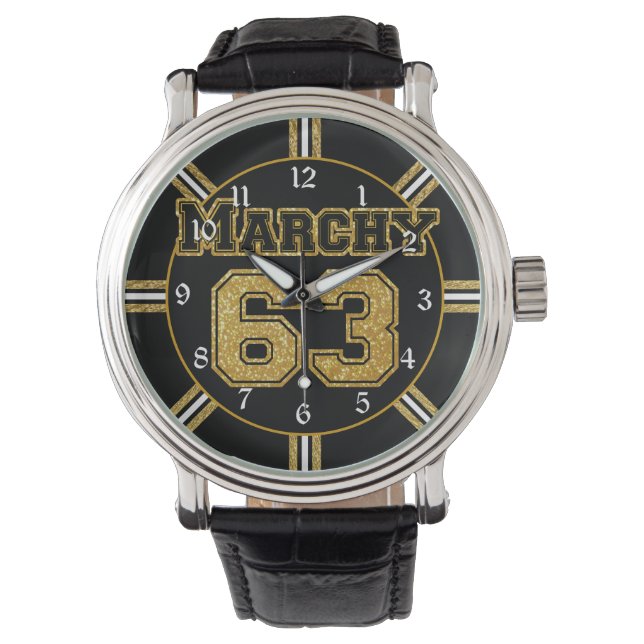 Montre Marche de hockey de Boston 63 (devant)