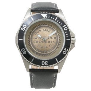 Montre Marcus Aurelius Citation Notre vie est ce que notr