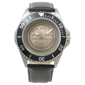Montre Marcus Aurelius Citation Notre vie est ce que notr