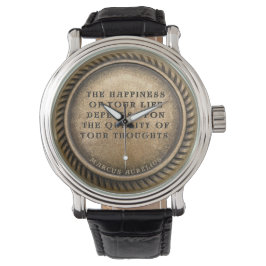 Montre Marcus Aurelius Cite Le Bonheur De Votre Vie