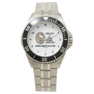 Montre Marcus Aurelius très peu requis pour faire la vie
