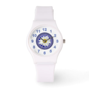 Montre Marguerite blanche fraîche