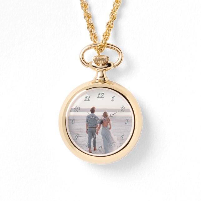 Montre Mariage classique personnalisable de l'anniversair (Recto)