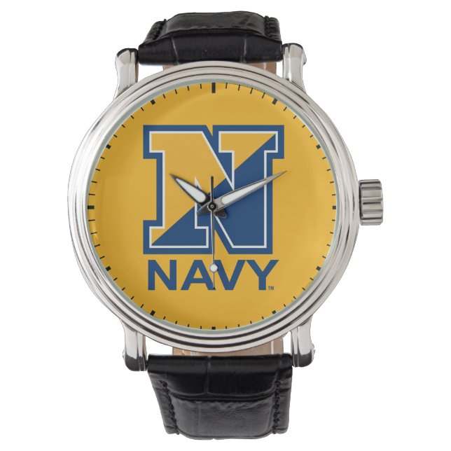Montre Marine américaine | Marine initiale N (devant)