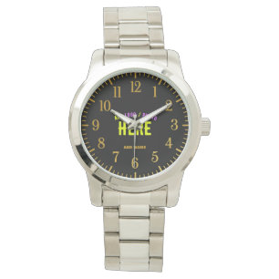 MONTRE MARQUE MODERNE MODERNE ET PERSONNALISABLE VÉRIFIÉE
