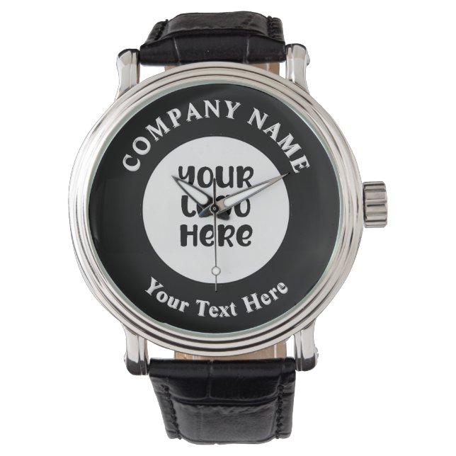 Montre Marque promotionnelle du logo professionnel (devant)