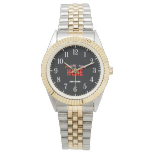 MONTRE MARQUE VÉRIFIÉE EN ARGENT MODERNE ET STYLISÉ