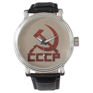 Montre Marteau et faucille de CCCP