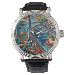 Montre masque de carnaval
