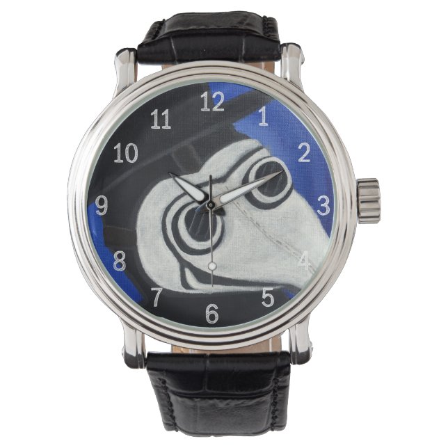 Montre Masque de médecin de peste (devant)