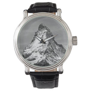 Montre Matterhorn noir et blanc
